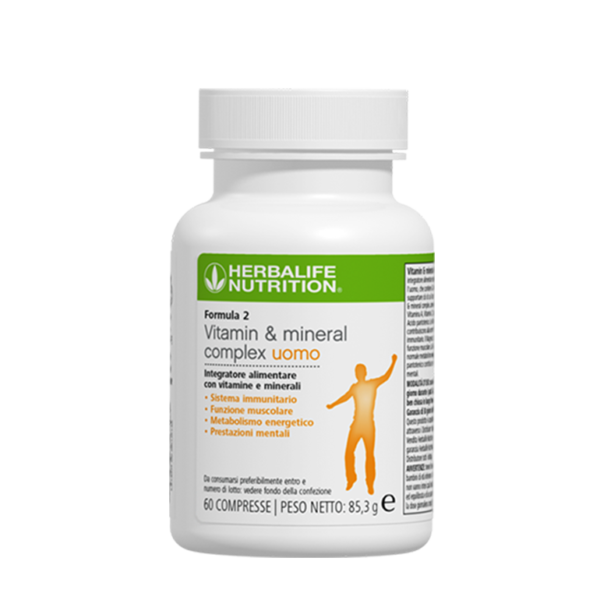 Formula 2 Vitamin & Mineral Complex Uomo 60 compresse Formula 2 Vitamin & Mineral Complex Uomo 60 compresse