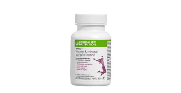 Formula 2 Vitamin & Mineral Complex Donna 60 compresse Formula 2 Vitamin & Mineral Complex Donna 60 compresse