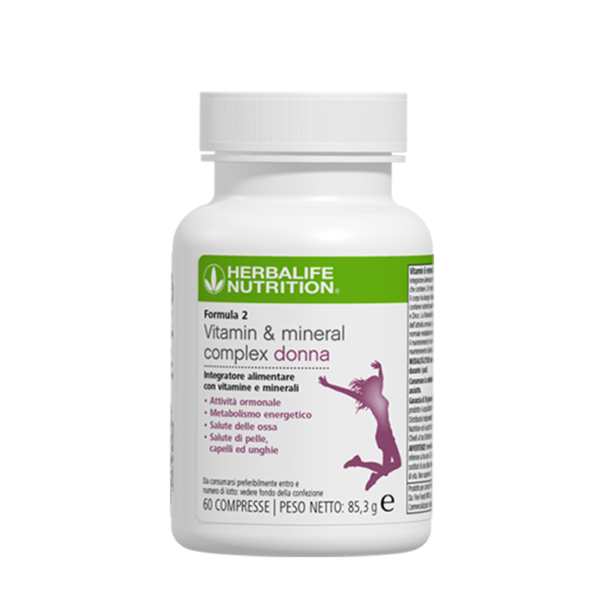 Formula 2 Vitamin & Mineral Complex Donna 60 compresse Formula 2 Vitamin & Mineral Complex Donna 60 compresse