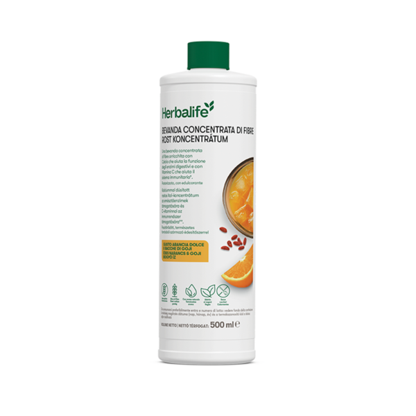 Bevanda Concentrata di Fibre Arancia Dolce e Bacche di Goji 500 ml Bevanda Concentrata di Fibre Arancia Dolce e Bacche di Goji 500 ml