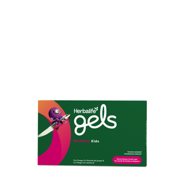 Herbalife Gels MindVita Kids Limone e frutti rossi 30 gelatine masticabili Herbalife Gels MindVita Kids Limone e frutti rossi 30 gelatine masticabili