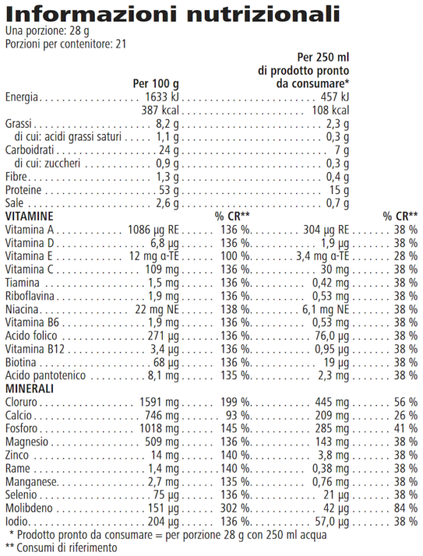 Protein Drink Mix Vaniglia 588 g Protein Drink Mix Vaniglia 588 g